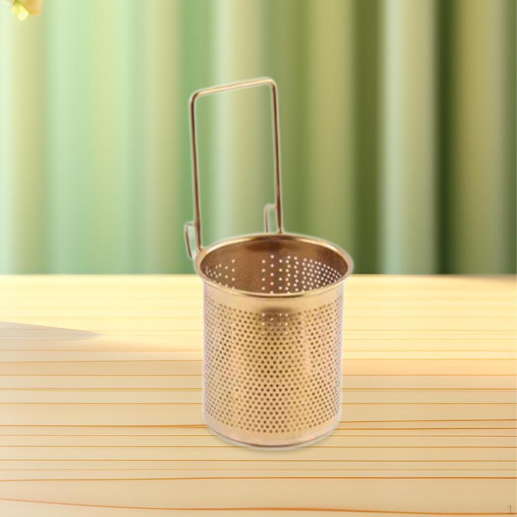 Deep Fry Basket Kitchen Colander with Handle Pasta Strainer for Hotel Dining Room