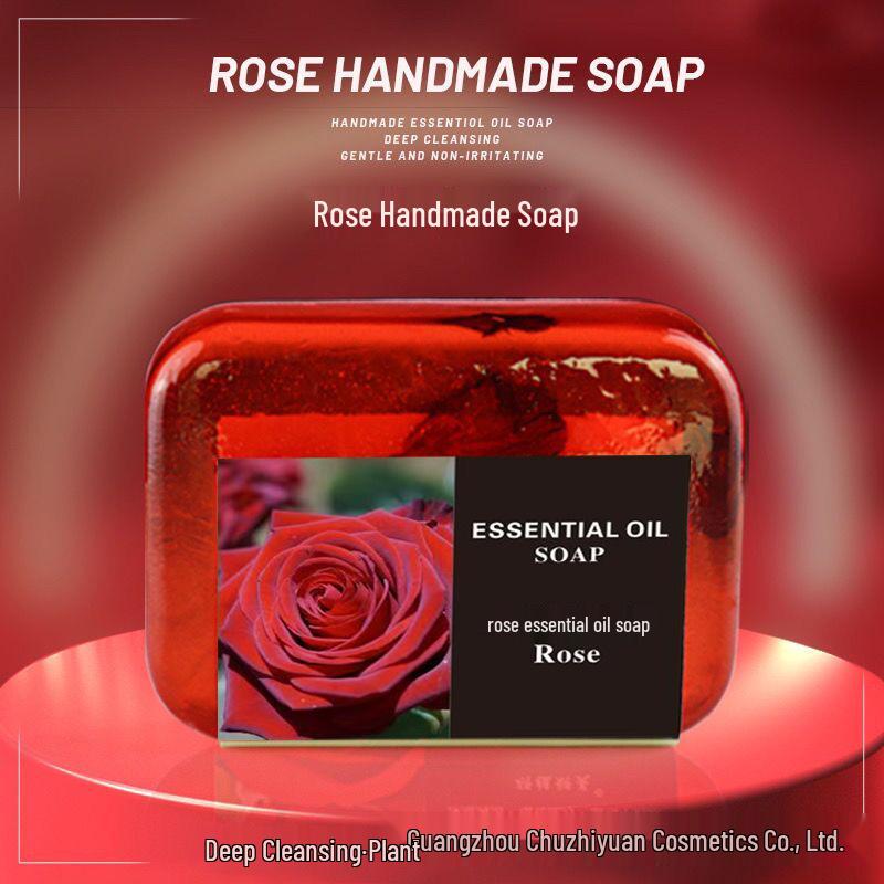 Jasmine Essential Oil Handmade Soap with Petals - Facial Cleansing & Bath 