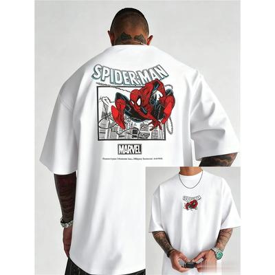 Spider Man Comic Graphic T Shirt Men Women Short Sleeve Tee Summer Superhero Print Streetwear Oversize Casual Top Vintage