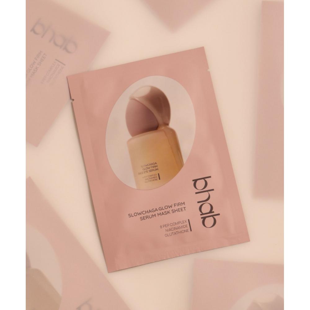 Bhab Slow Chaga Radiance And Elasticity Serum Mask Sheet 10 pieces