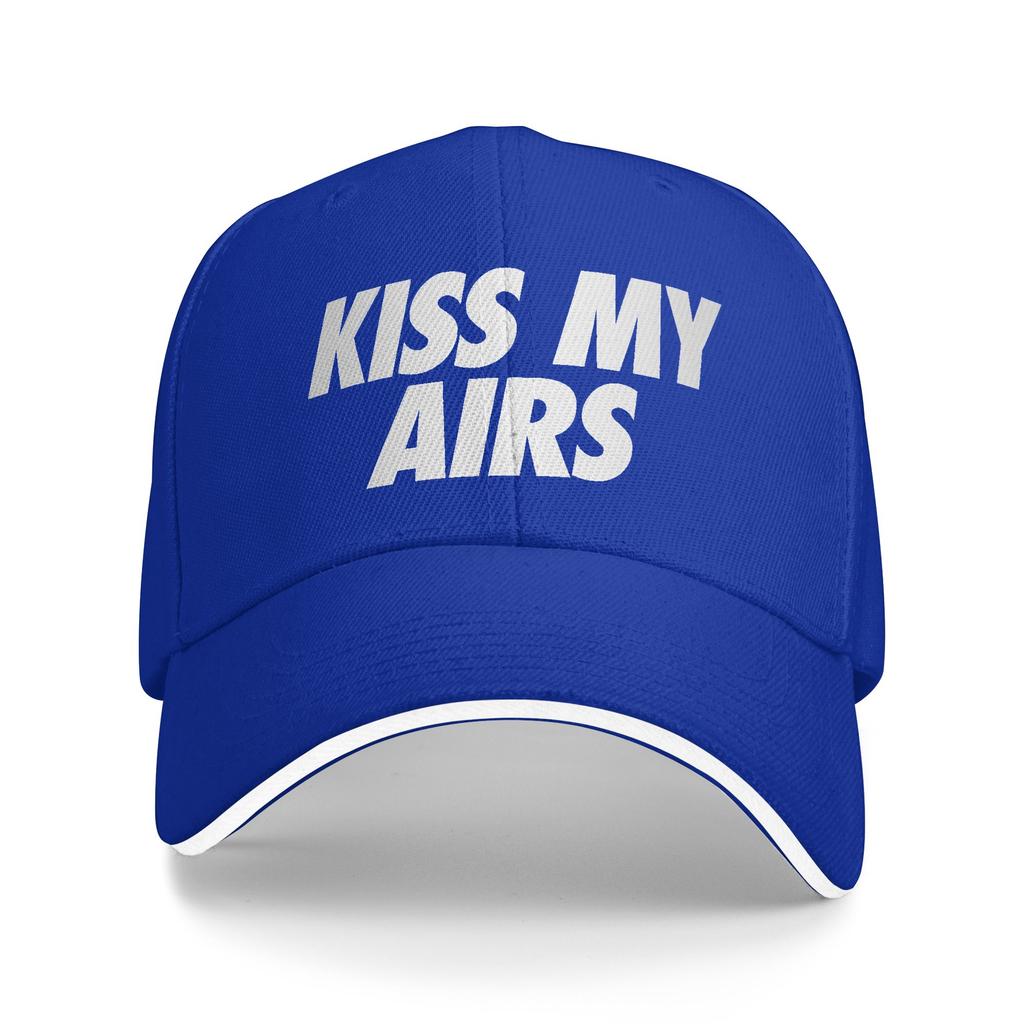 Personalized Classic Kiss My Airs Baseball Cap for Unisex Women Adjustable Adult Dad Hat Summer Sun Hat