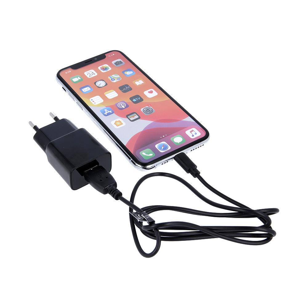 Maxlife Ładowarka Sieciowa Mxtc-01 1X Usb 1A Czarna + Kabel Microusb
