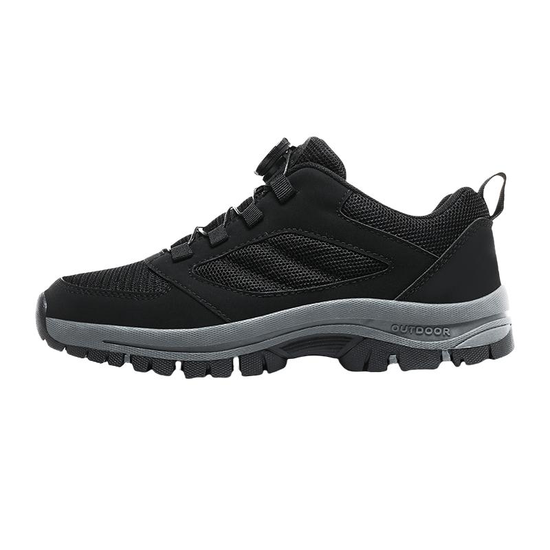 

Men S Spring And Autumn Outdoor Sports Shoes With Rotating Buckle Convenient Comfortable Anti Slip Hiking Shoes Large Size 39-46 46 чорний
