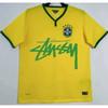 Maglia da Calcio Signature Stussy Retro Brasile Argentina Portogallo Maglia da Allenamento Calcio Uomo Donna Manica Corta