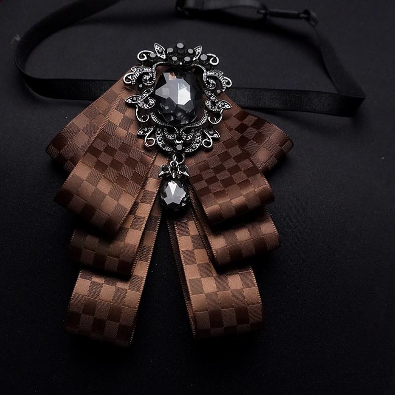 Hanbone Mens Formal Shirt With Multilayer Butterfly Bow Tie For Elegant Wedding Attire