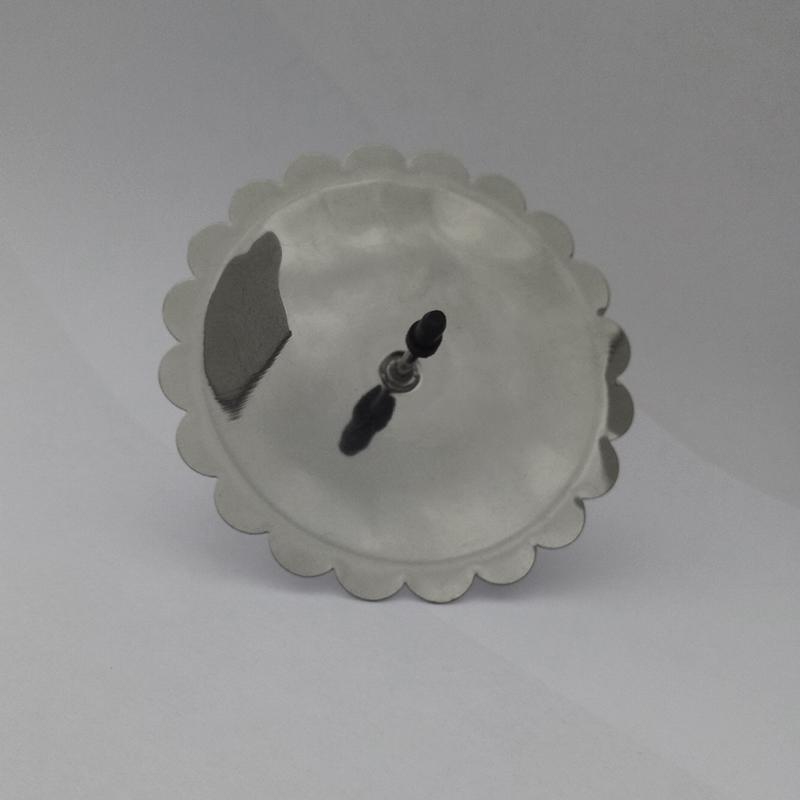 

4 шт./набор Рождественское украшение Домашний декор Подсвечник Украшение для вечеринки Праздничные товары Украшение магазина 7,5 см 7.5cm серебряный