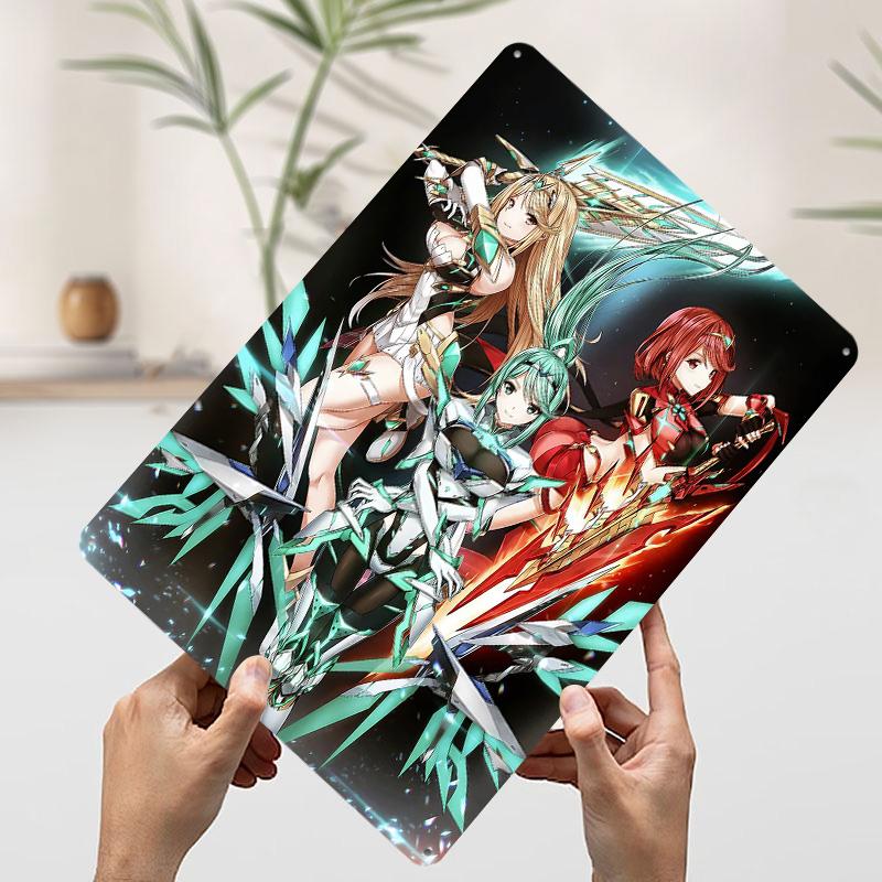 Fantasy 3 Angel Metal Poster Customized Wall Art Retro Vintage Tinplate Signs for Man Cave Modern Home Decoration Luxury House