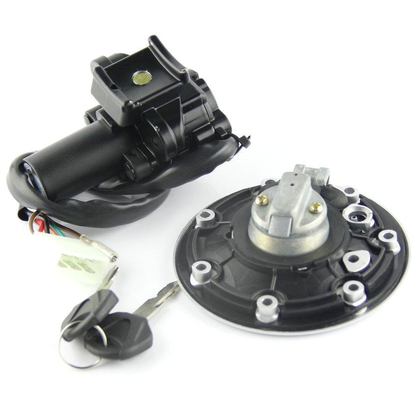 Motorcycle Ignition Key Switch Fuel Gas Cap Seat Lock Kit For Kawasaki ZX900 NINJA ZX-9R 1994 1995 1996-1999 ZX-7RR ZX-7R ZX750