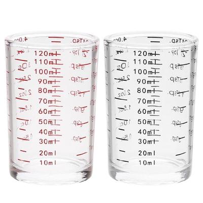 Bicchiere Misurino Pratico da 120ml Bicchiere Pratico per Mescolare Cocktail Jigger Strumento di Misurazione Essenziale per Versare con Precisione
