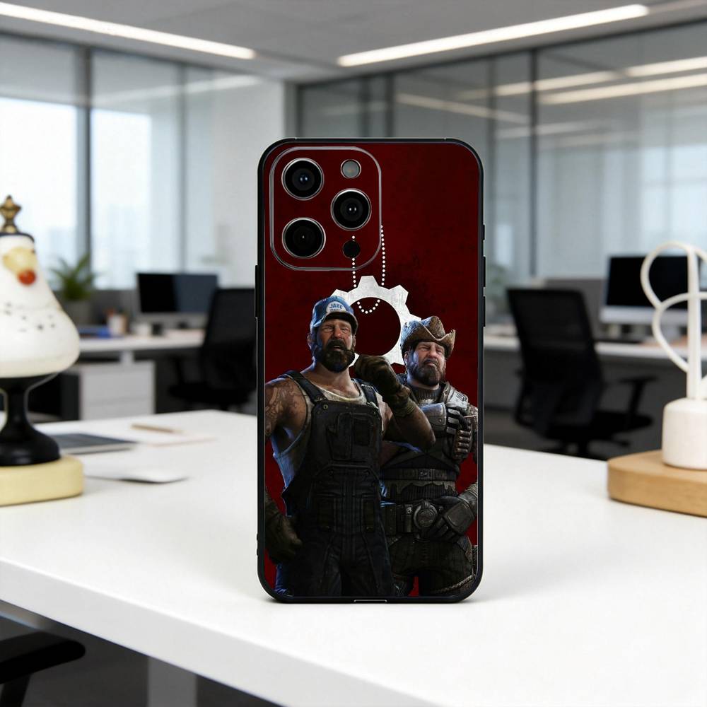 Game G-Gears Of W-War-es Phone Case For iPhone 17, 16,15,14,13,12,11 Plus,Pro Max, Others Soft Black Cover