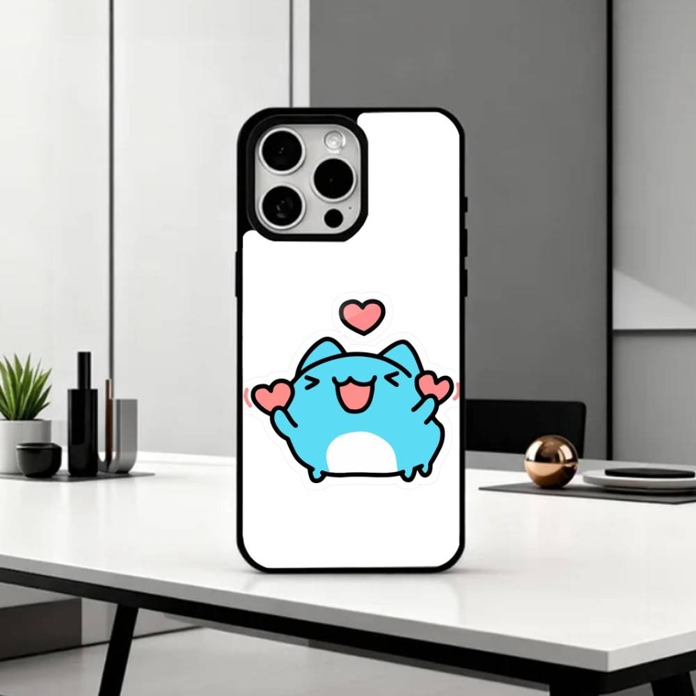 C-Capoo W-Whimsical B-Bugcat Phone Case For iPhone17,16,15,14,13,12,11 Plus,Pro Max Magnetic For Magsafe Wireless Charging