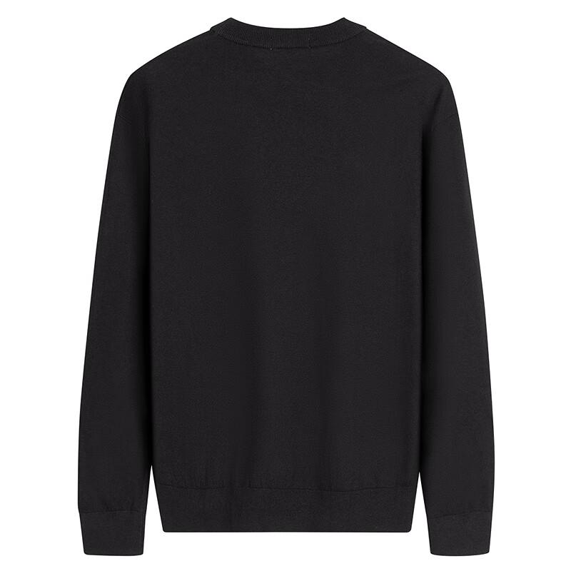 Men's Lambswool Blend Round Neck Knit Sweater