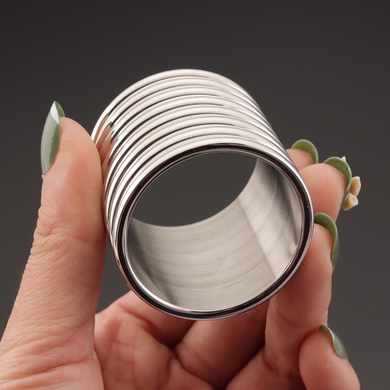 Metal Cock Ring Penis Bondage Lock Ball Scrotum Stretcher Delayed Ejaculation Time Extend Testicles Sex Toys for Men Gay 18