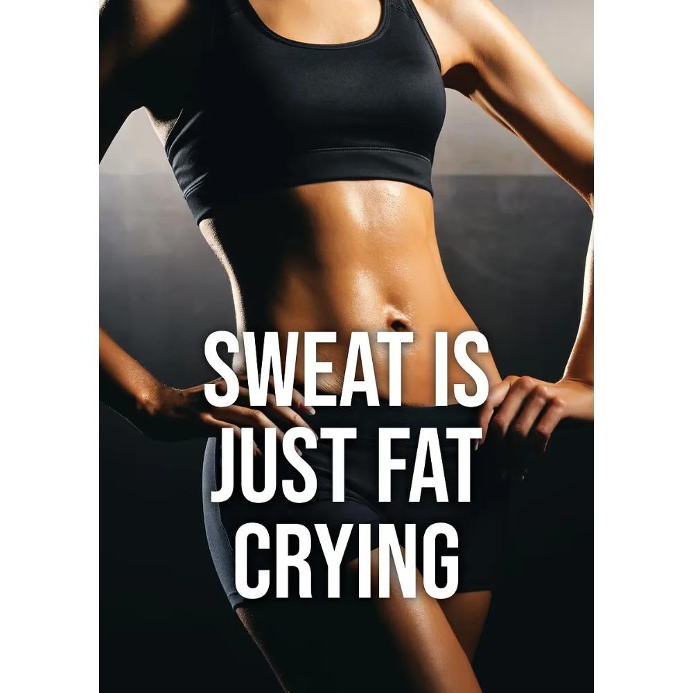 Plakaty motywacyjne do fitnessu Cytaty motywacyjne Pokonaj swój umysł i ciało Wydruki Malarstwo na płótnie Obrazy ścienne Wystrój pokoju w domu