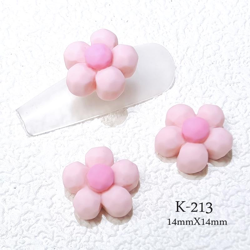 

Милые 3D-мультяшные цветочные аксессуары для ногтей и волос - дизайн с пятью лепестками для проектов «сделай сам»