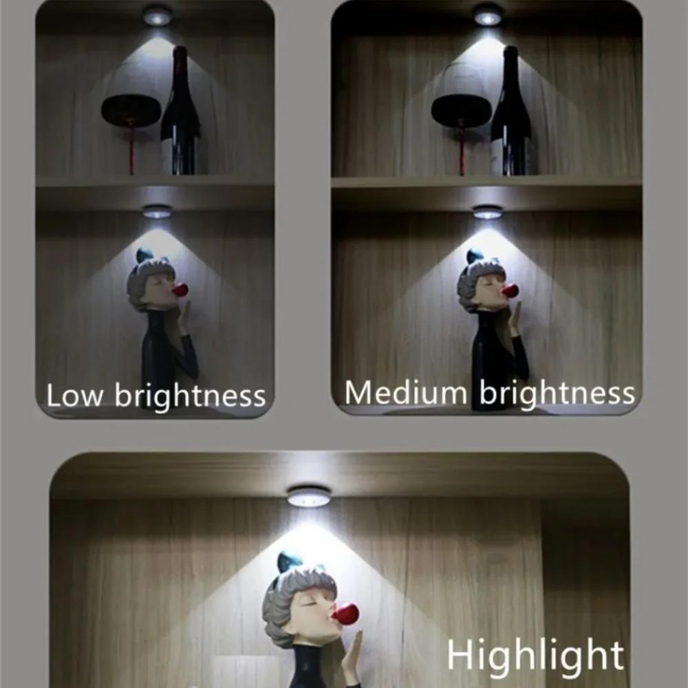 LED Under Cabinet Lamp Remote control Wireless Ultra-Thin Night Light for Kitchen Bedroom Wardrobe USB Rechargeable wall lamp