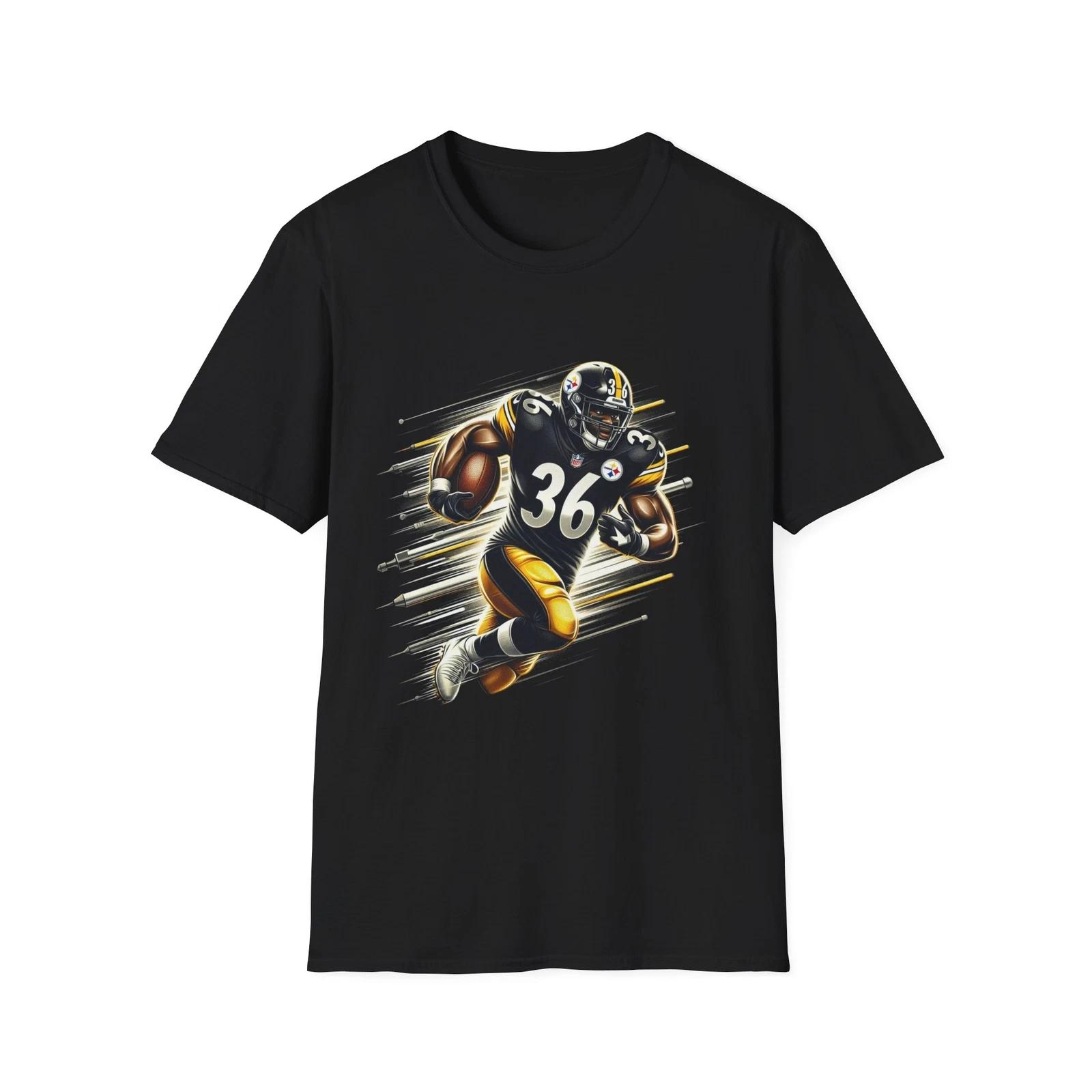 Jerome Bettis T-Shirt – The Bus Steelers Legend Graphic Tee S