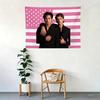 Vintage Intense Rivalry Tapestry Nostalgic Game Day Flag Sporty Style Wall Decor Classic Competitive Banner Flat Print
