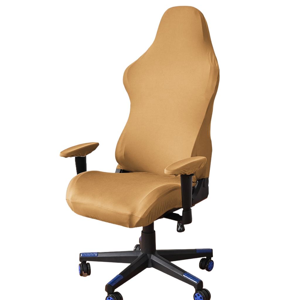 Removable Gaming Chair Cover Stretch Fabric with Armrest Cover for Computer and Office Chairs