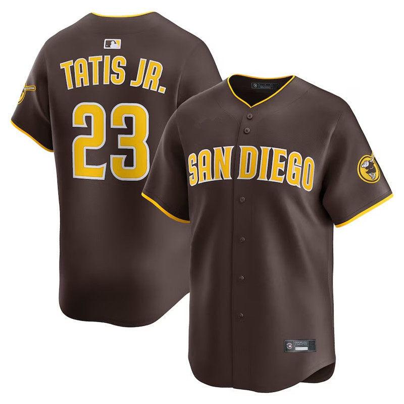 San Diego Padres 23 Tatis Jr. Trikot – Atmungsaktives Schnelltrocknendes Baseballtrikot