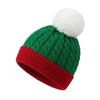 Merry Christmas Hat Christmas Knitted Hat Warm Striped Hat All-match Santa Beanie Hat  Outdoor