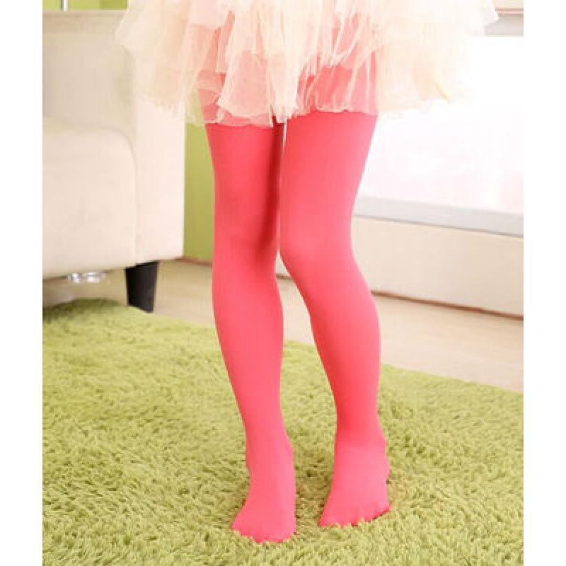Frühlings- & Sommer-Weiße Samt-Strumpfhosen für Mädchen - Basisschicht Tanzsocken für Schüler