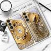 Golden horse sculpture For Samsung Galaxy S26 S20 FE S21 S22 S23 Plus S24 Ultra S25Ultra S21+  S22Plus Golden glass phone case