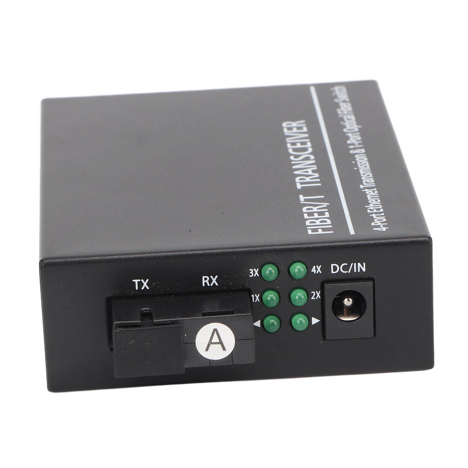 

Медіаконвертер Ethernet 10100M Одноволоконний Одномодовий Tx1310нмRx1550нм Порт RJ 45 Волоконно-оптичний до EU Plug