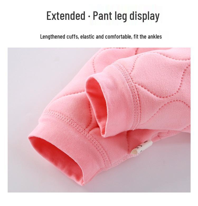 Color-Changing Children's Cotton-Padded Jacket Set - Autumn & Winter, Boneless, Warm, High-Waisted for Boys & Girls