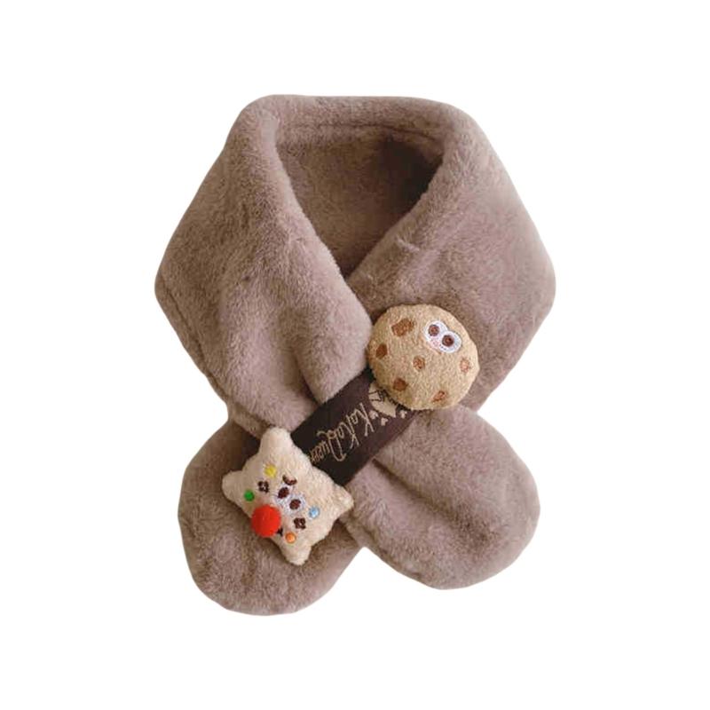 Kleinkind Fleece Nackenwärmer Kinder Plüschschal Baumwollschal für Winter Outdoor-Aktivität Geeignet für Kinder 3 bis 10 Jahre