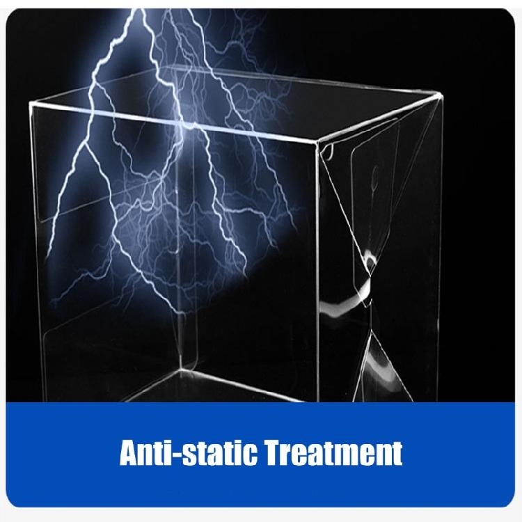 Scratchproof Card Collection Box With Clear Design PVC Packing Box Display Holder For Various Card Organzing Solution