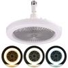 2 In 1 Silent Ceiling Fan Light 3 Gears Electric Cordless Fan with Remote Control Dimming Three Color Light for Living Room
