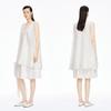 JNBY Summer Linen Blend Sleeveless V-Neck Dress