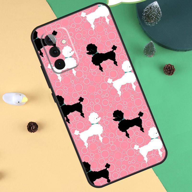 Poodle Dog Case For Samsung Galaxy A32 A52 A12 A14 A34 A54 A51 A71 A15 A25 A35 A55 A53 A33 A13 Cover