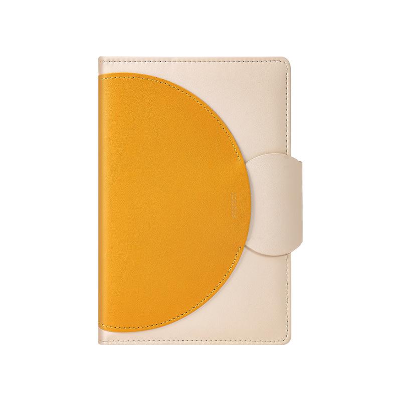 Free Sample Custom Hardcover A5 Journal Leather Custom Printed Pages Children Notebook for Kids (Yellow,147*215mm&A5)