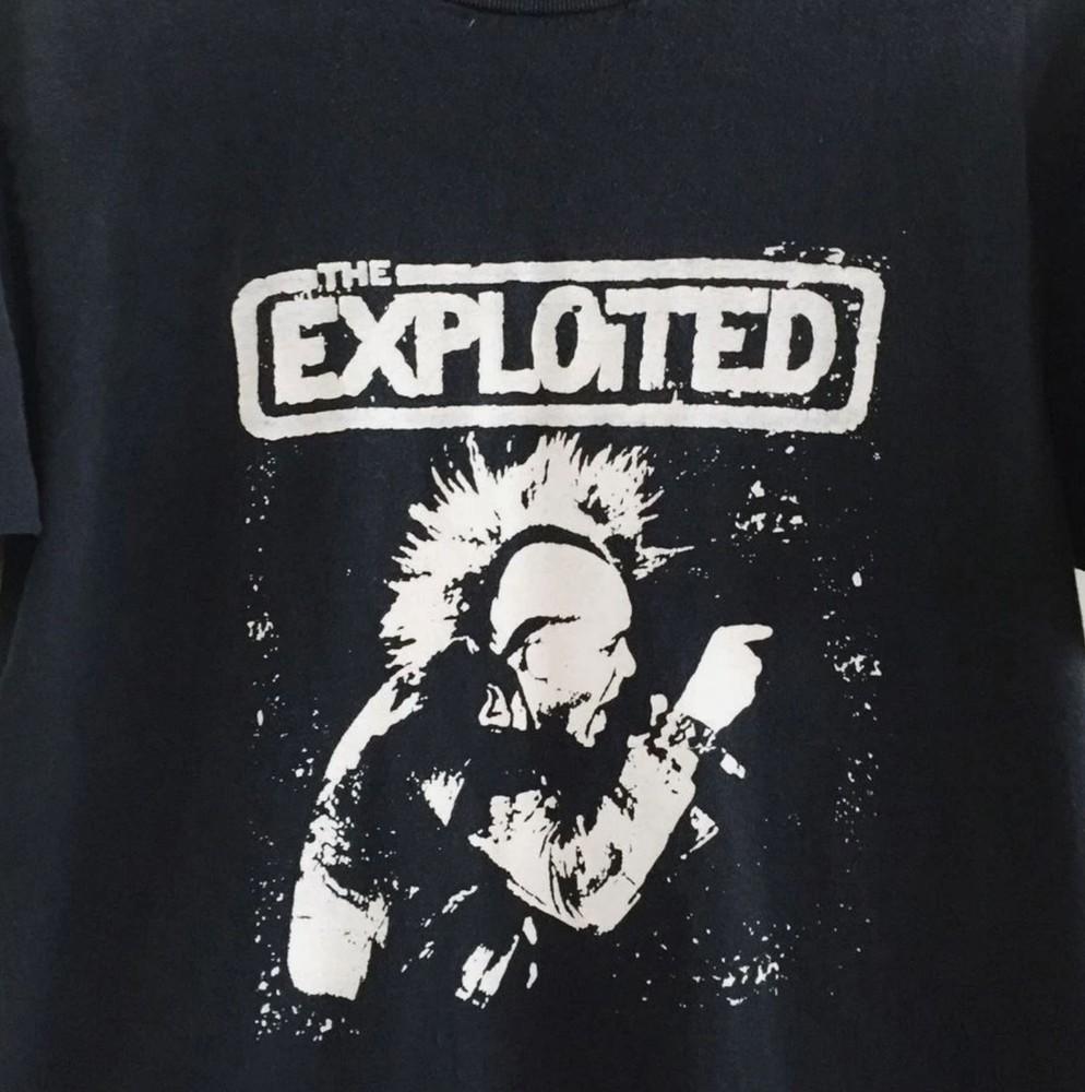 RAre THE EXPLOITED Band Short Sleeve Black Men S-2345XL T-Shirt Unisex T-Shirt XL