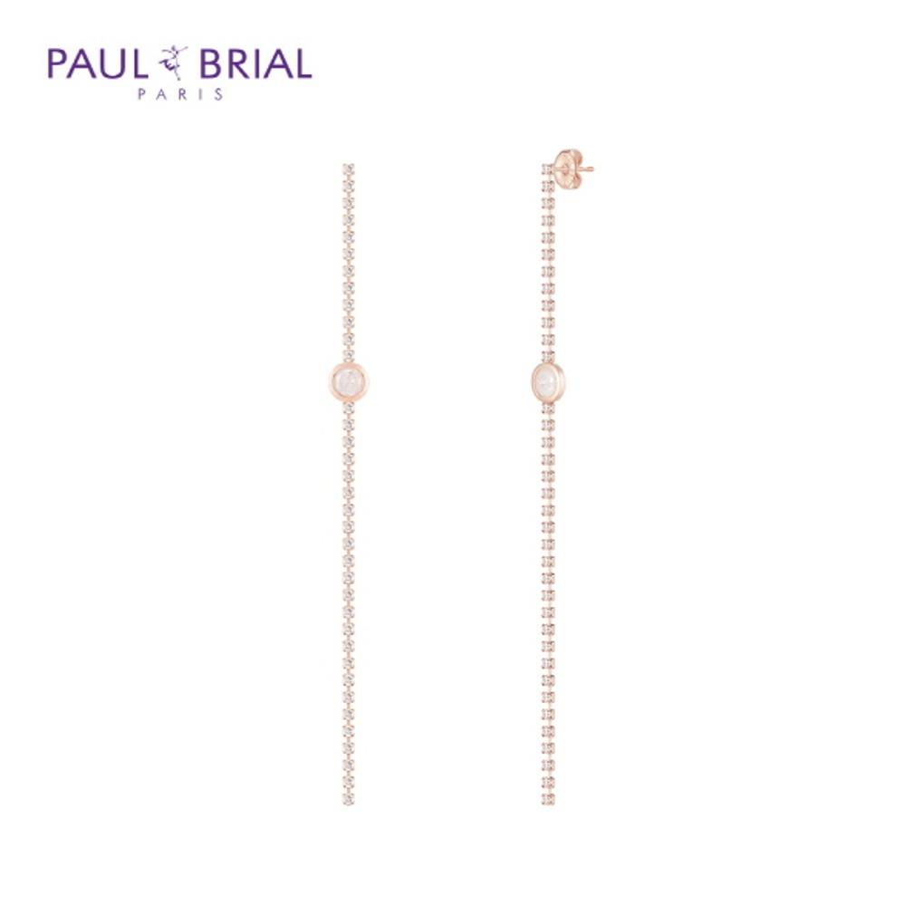 PAULBRIAL PYBE0077 Round Bling Earrings
