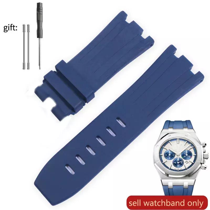 Watch Band Silicone Men's 28mm for AP Audemars and Piguet Royal Oak Offshore 15400 15703 26471 26474 15703 15706 Watch Strap