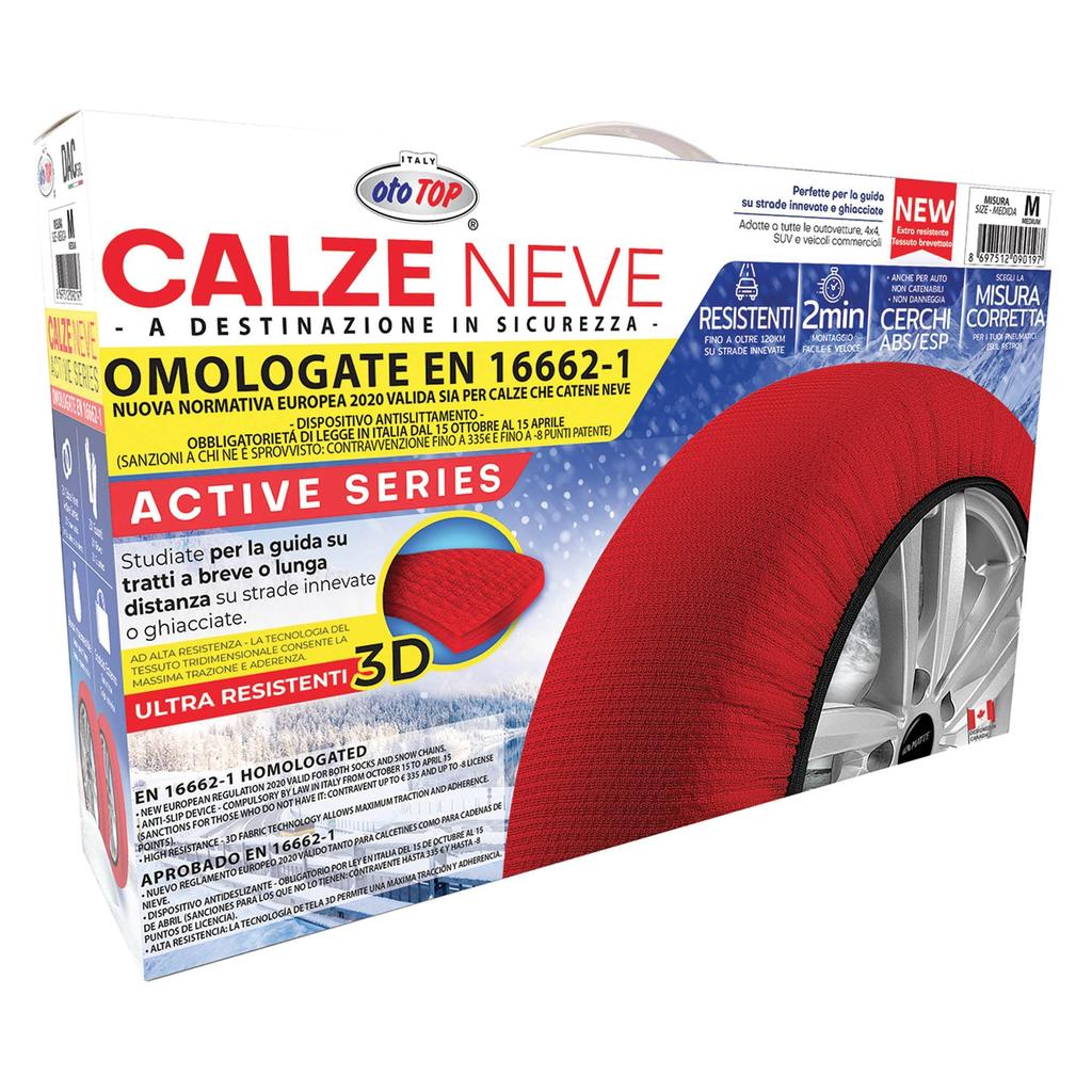 oto TOP Snow Socks Active Series Compliant - - EN16662-1