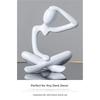 Contemporary Abstract Thinker Statue Home Decoration Plastic Figurine Sculpture for Home Office Destkop Ornament Gift