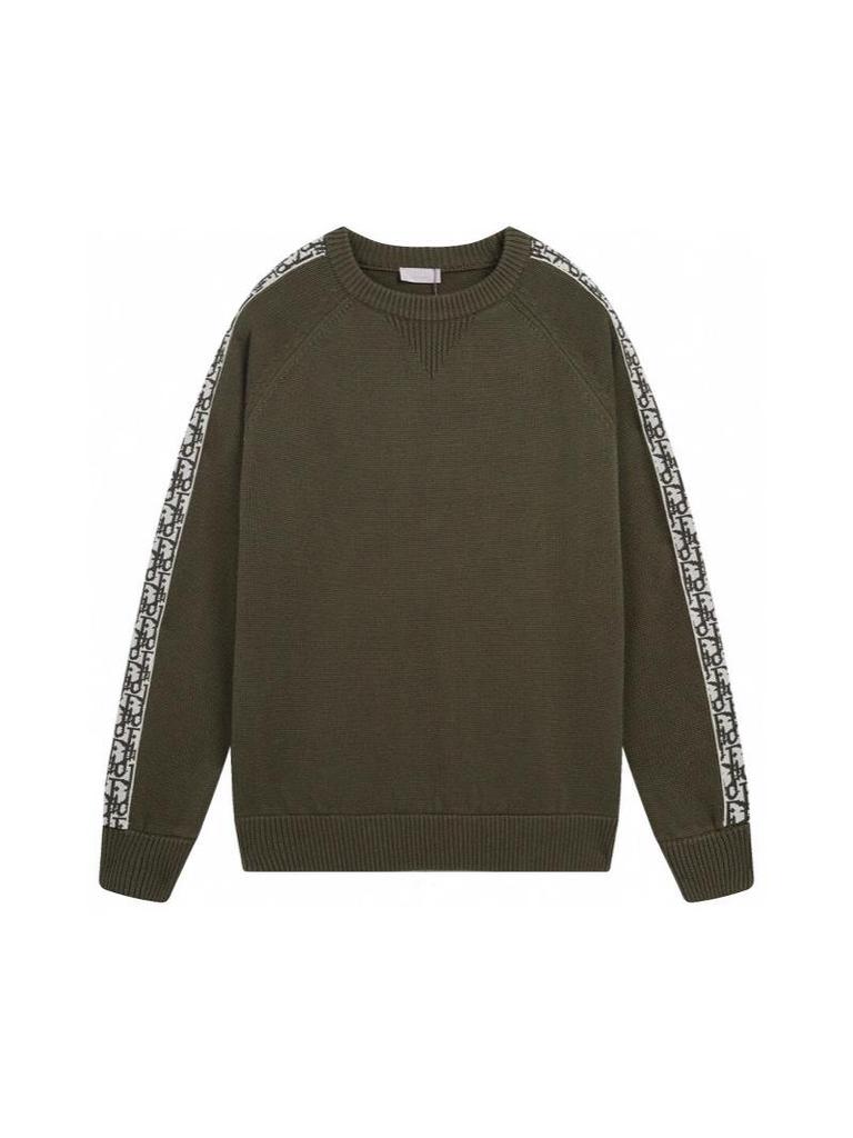 Unisex Trendy Round Neck Jacquard Knit Sweater - Autumn/Winter High-End Style