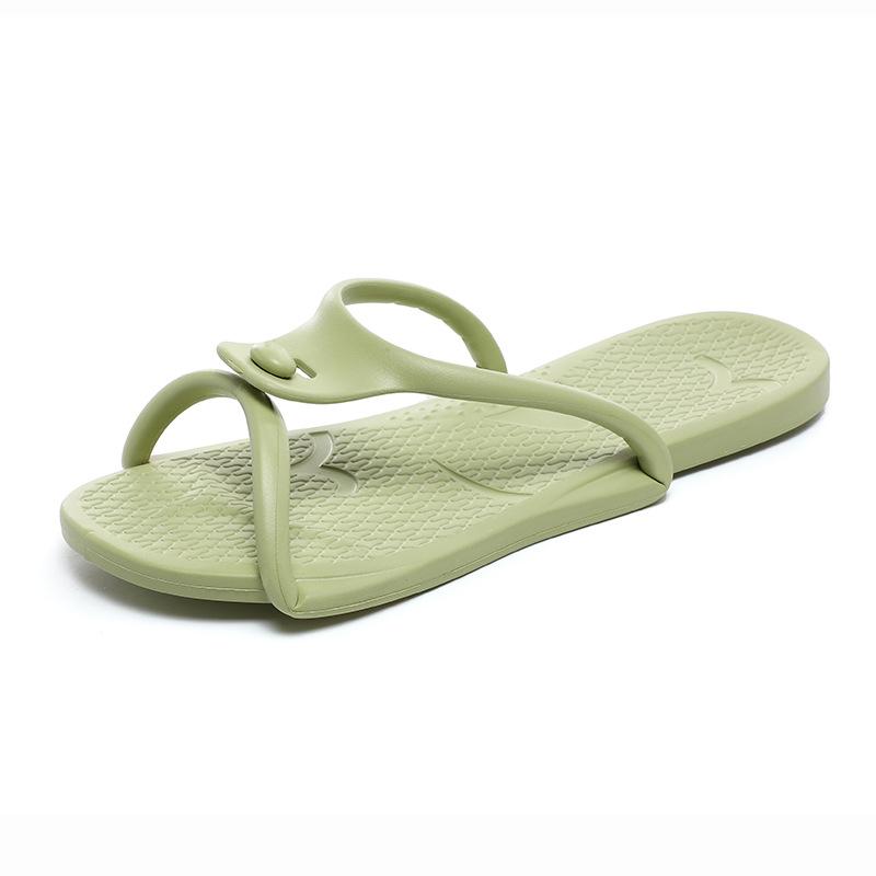 Summer Slippers for Business Trip Men and Women Travel Portable Folding Sandals Antiskid Soft Bottom Lovers Beach Flip-Flops