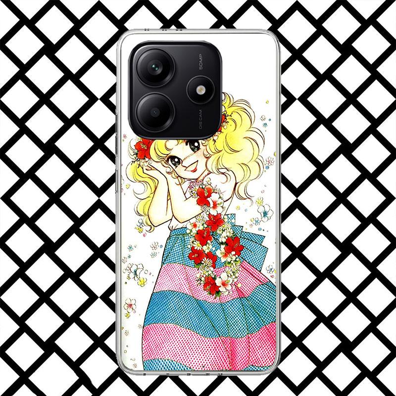Candy 90s Anime Phone Case for Xiaomi Redmi Note 15 14 14S 13 12 12S 11 Pro Plus 11E 11T 11S 10S 5G Soft Cover Fundas Redmi Note