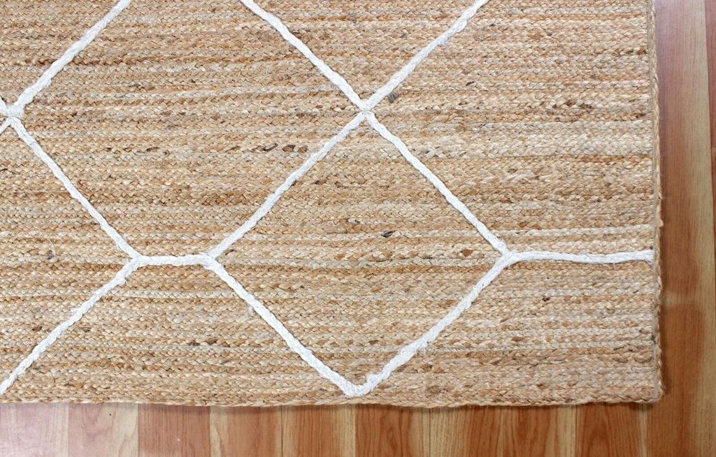 Jute Round Rug Handmade Natural Rug for Any Space Look Rustik Decor For Any Space Area