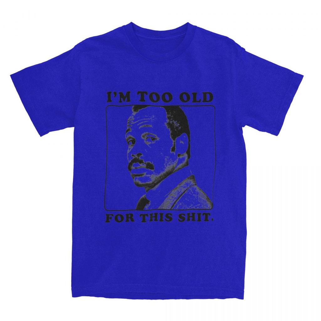 Men Women's Roger Murtaugh Lethal Weapon Shirt Accessories Pure Cotton T-shirt Clothing Vintage Tee Shirt Summer