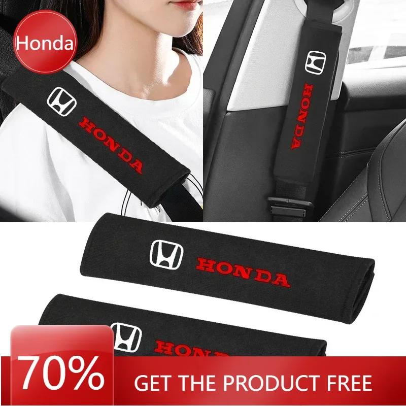 For Honda Car Styling Seat Belt Cover Safety Belt Shoulder Protection Pad Seat For Honda Civic Fit Jazz Accord Pilo CRV Odyssey
