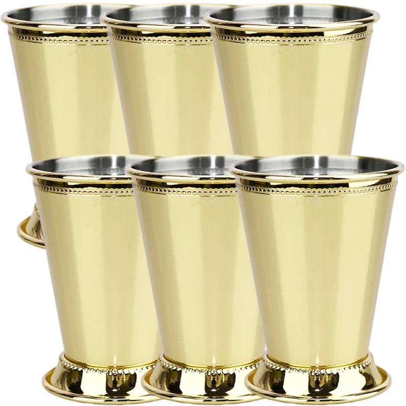 Stainless Steel Mint Julep Mug - Cocktail Drinkware For Martini Mojito Mixed Drinks Bar Party Beer Julep Wine Glass