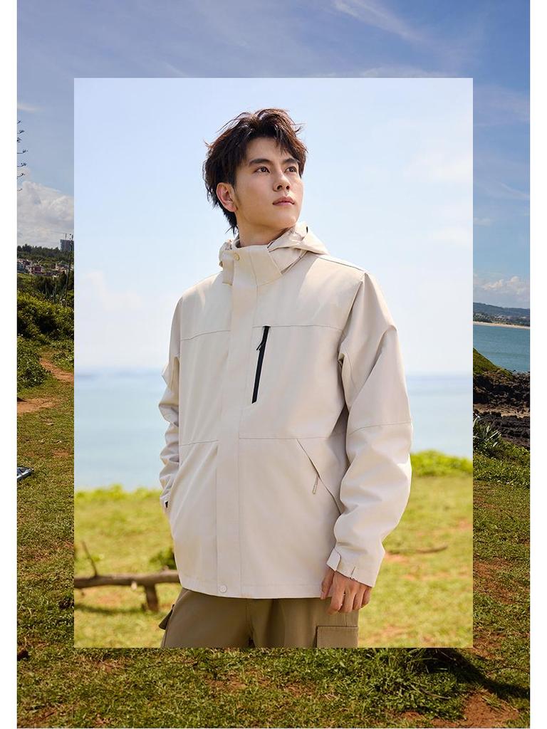 XPeng Custom Logo Ski Jacket Set: Anti-Static, Velvet-Lined, 3-in-1 Design