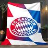 1PC FC Bayern München Printed Soft Flannel Blanket Throw for Adult Bedroom Living Room Sofa Camping Travel Fan Gifts Christmas Gifts