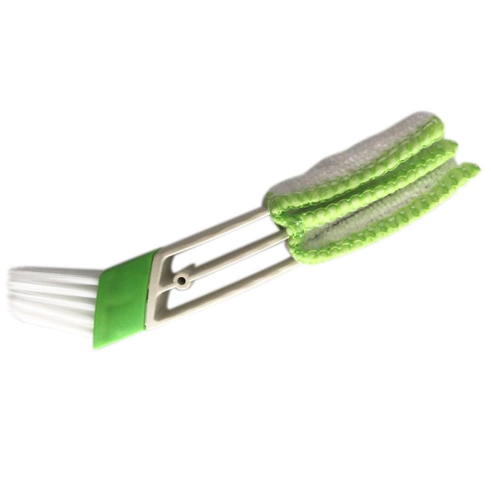 

Многоцелевая щетка 1 шт., длинная, прочная, 2 в 1, двойной слайдер, инструмент для чистки выходного отверстия кондиционера автомобиля, чистка выходного окна